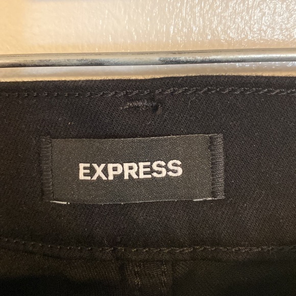 Express Women’s Black Jeans Skinny Mid Rise Size 12R - Picture 2 of 4